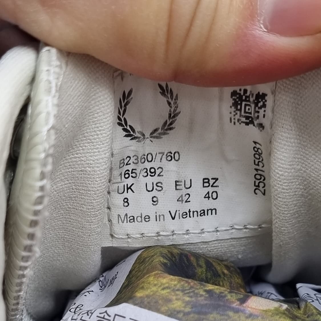 프레드페리 슈즈로우 레더 스니커즈270 상품이미지6