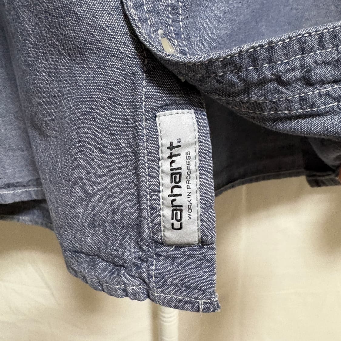 칼하트 윕 샴브레이 워크 셔츠 / 블루, XL 상품이미지9