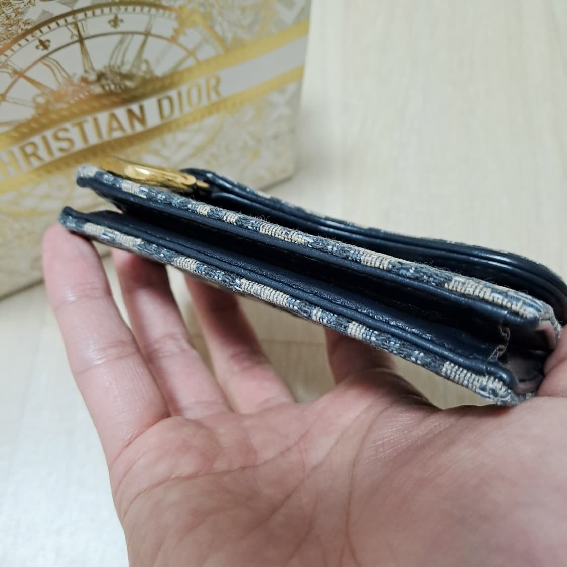 [100%/정품] 디올 새들 오블리크 자카드 카드지갑, 디올지갑 상품이미지9