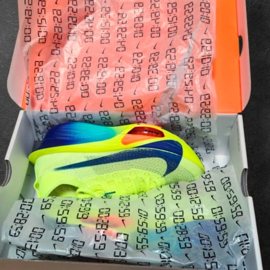 새제품280 나이키 에어 줌 알파플라이3 볼트 알파3 형광 러닝화 런닝화 상품이미지3