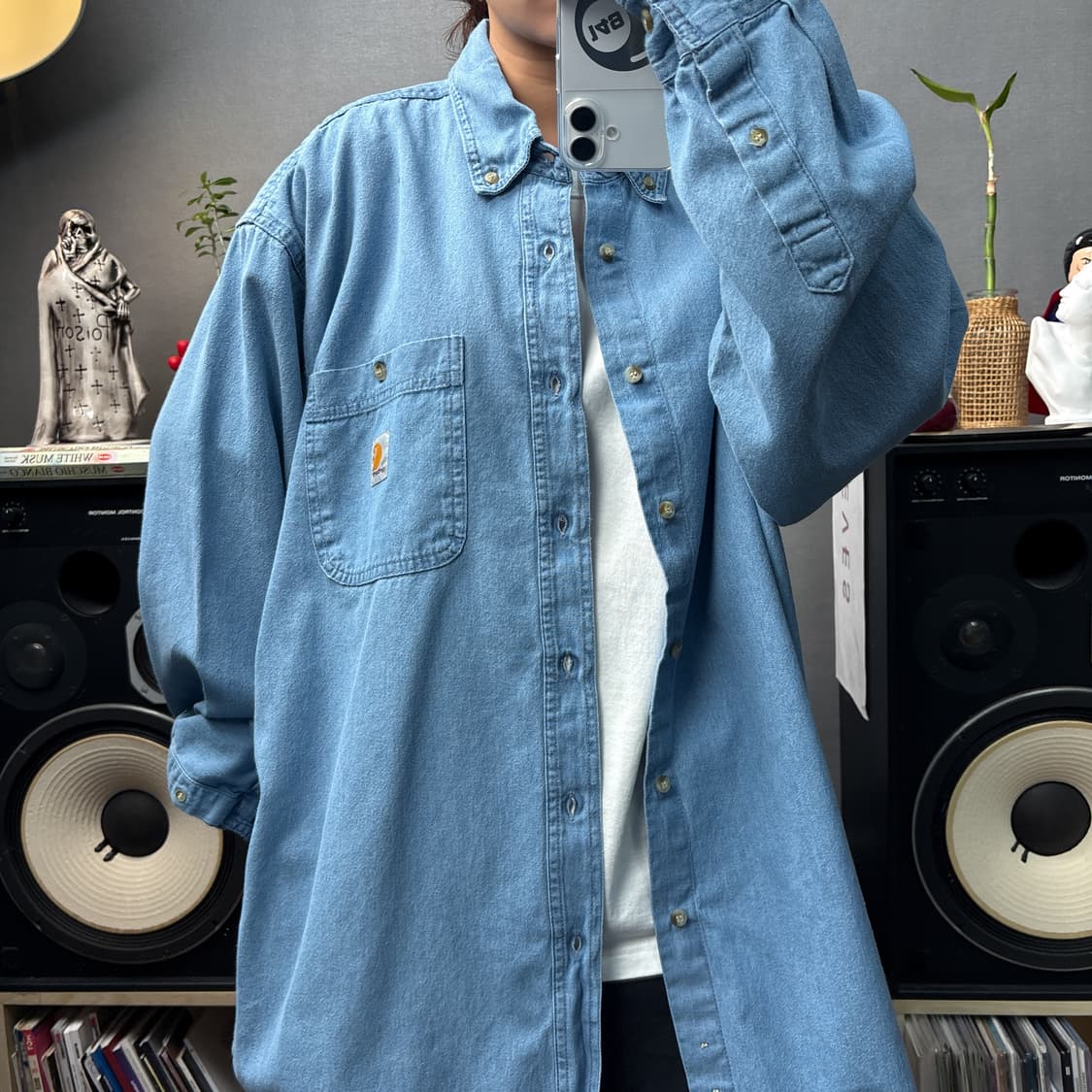 칼하트 데님셔츠 상품이미지1