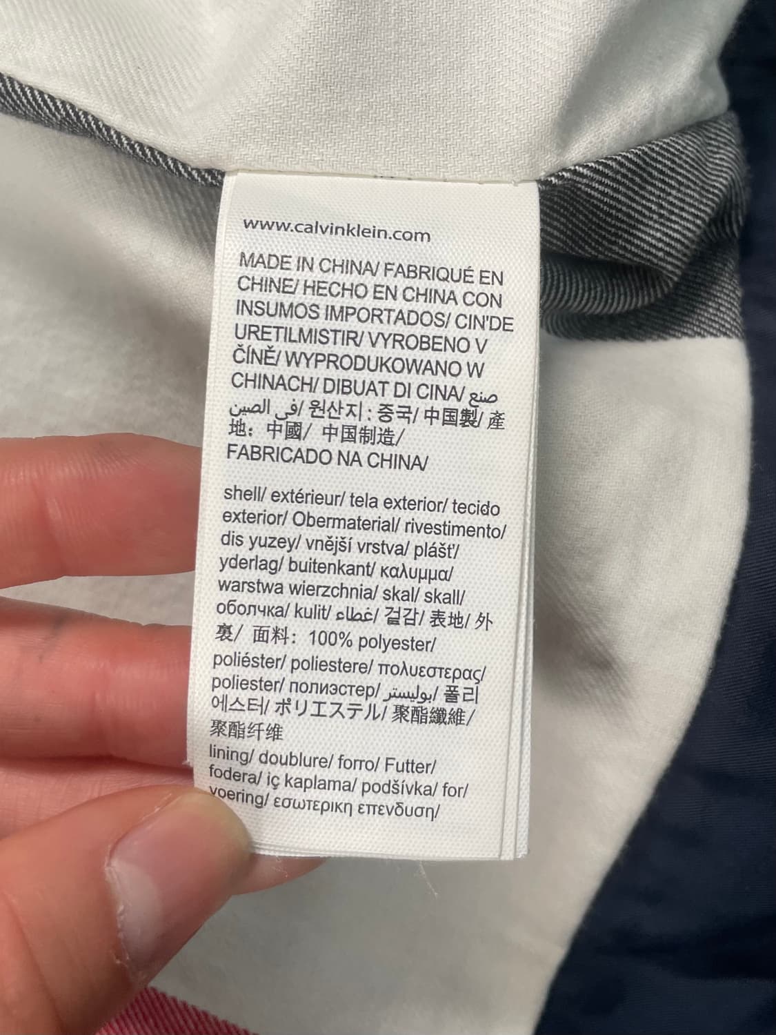 캘빈 클라인 암패치 바이커 자켓 상품이미지7