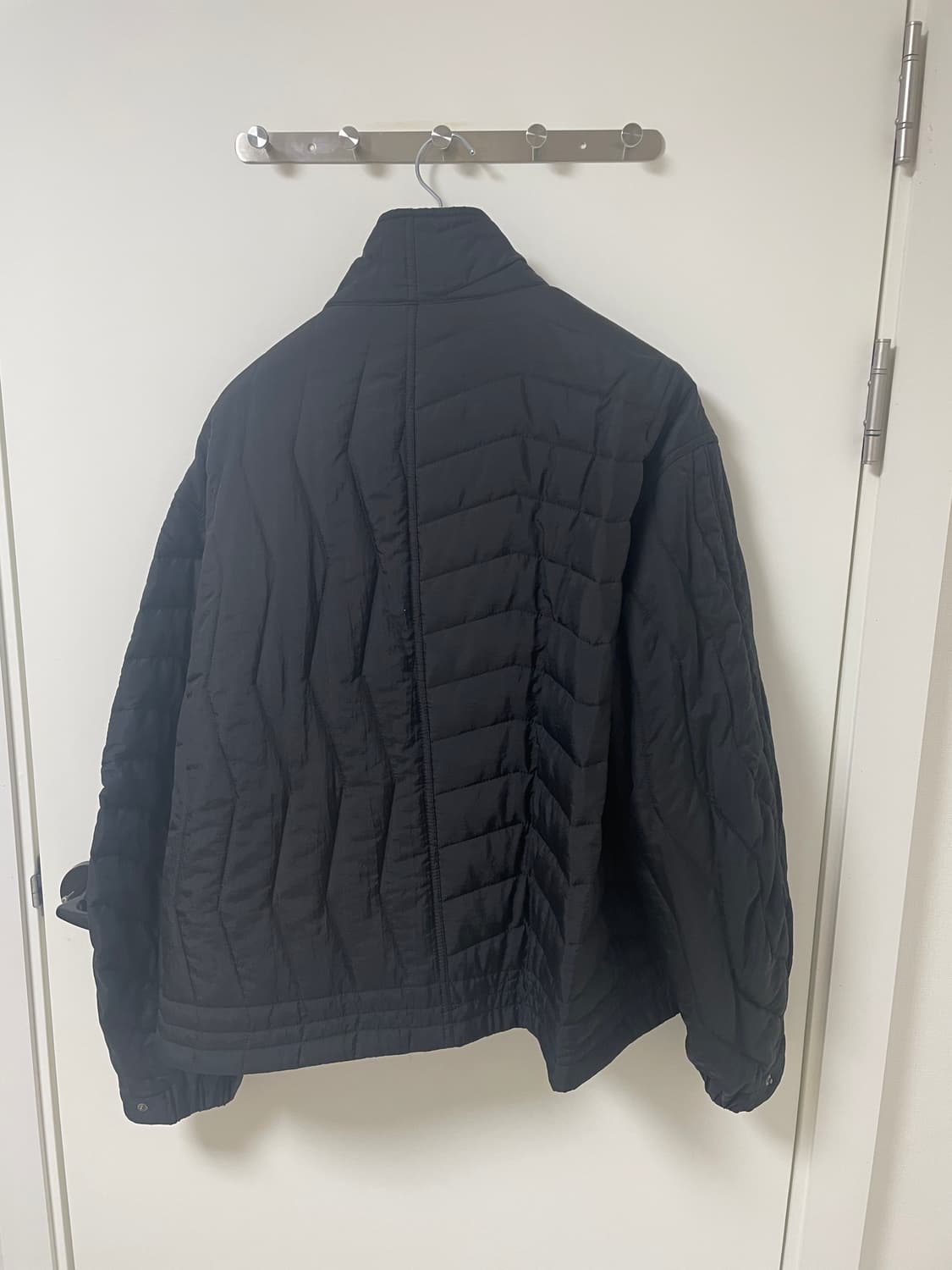 [L] 언어펙티드 퀼티드 블루종 블랙 상품이미지2