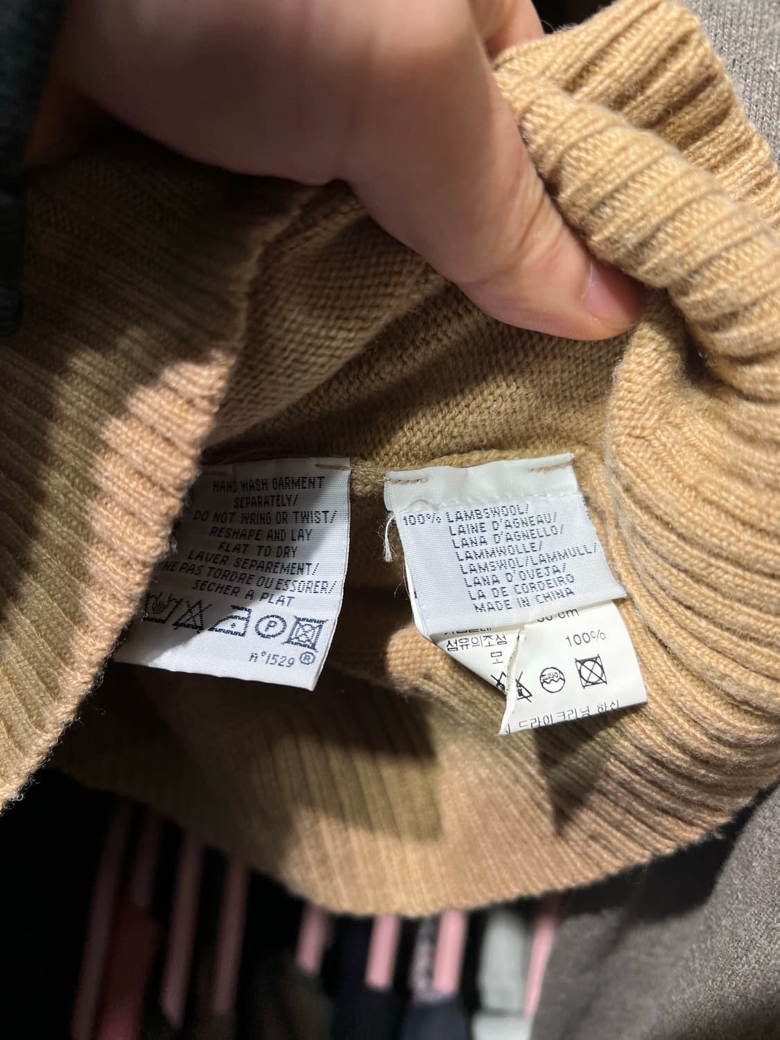 PRL 폴로 랄프로렌 베이지 울 니트 상품이미지8