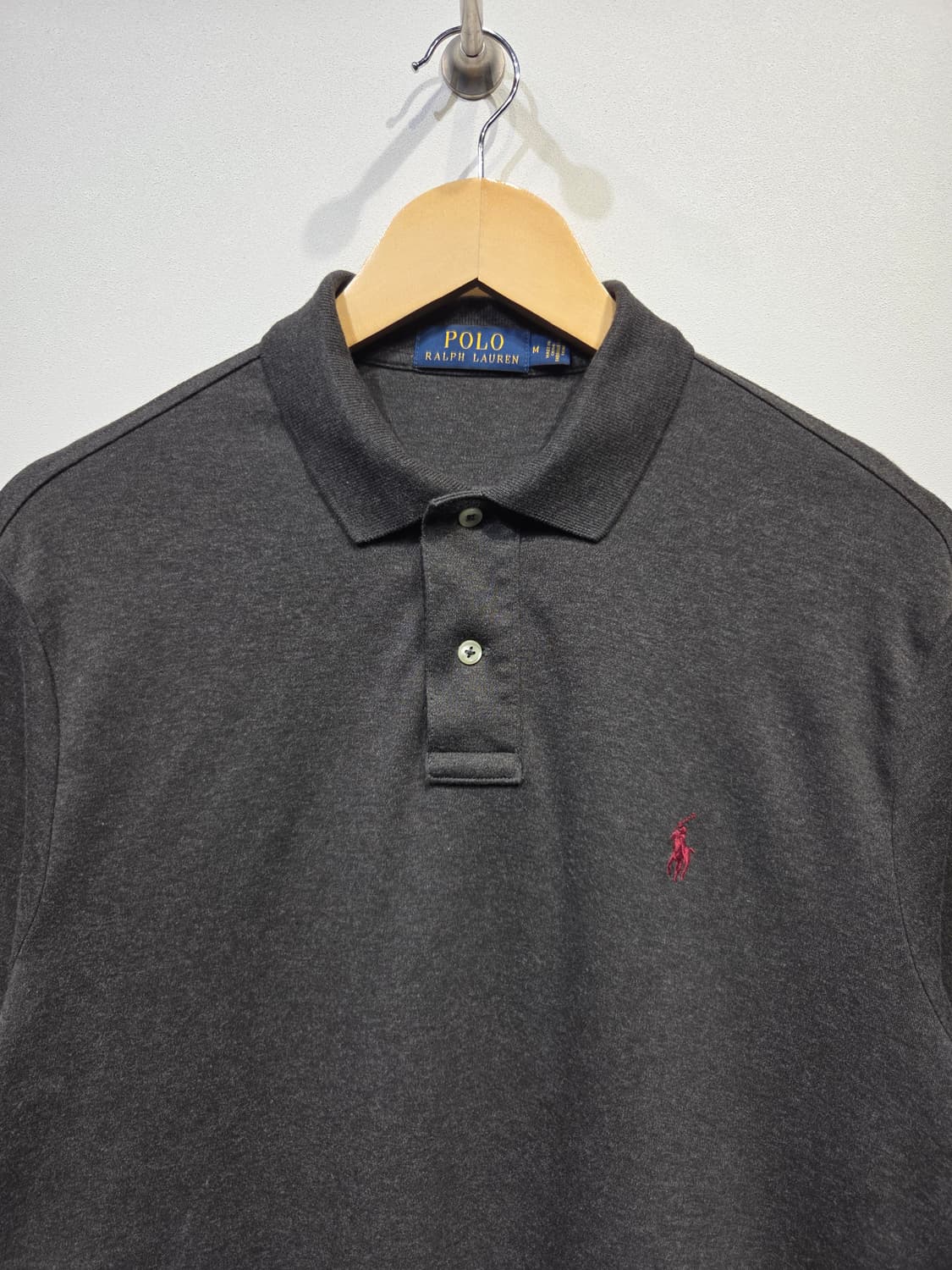 폴로 랄프로렌 반팔 카라티 차콜 그레이 상품이미지3