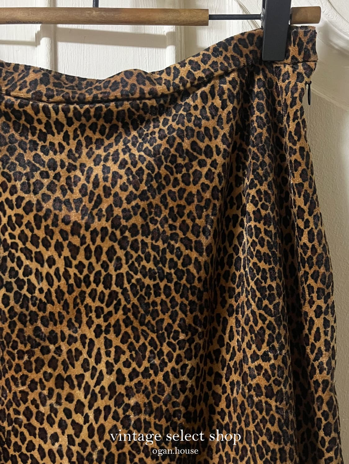 vintage leopard velvet skirt[Ray BEAMS] 상품이미지5