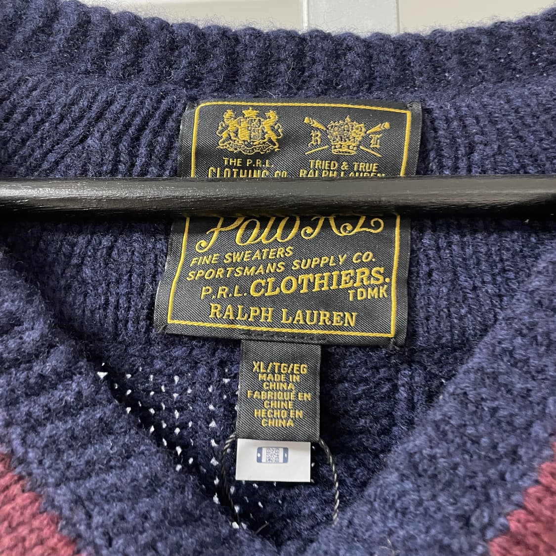 폴로 랄프로렌 케이블 크리켓 니트 XL 상품이미지4