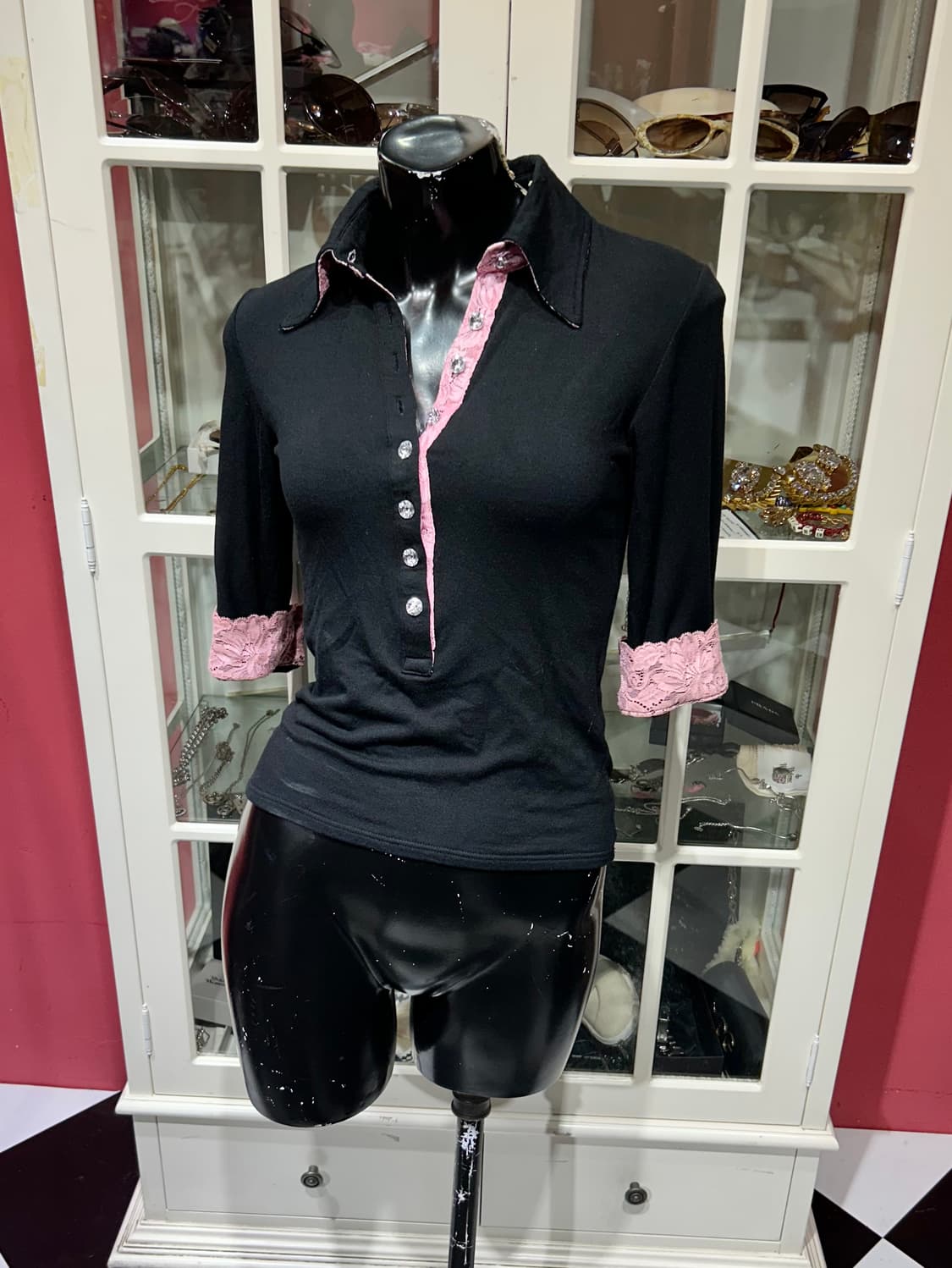 sugar gloss by MA*RS 슈가글로스 5부 티셔츠 상품이미지1