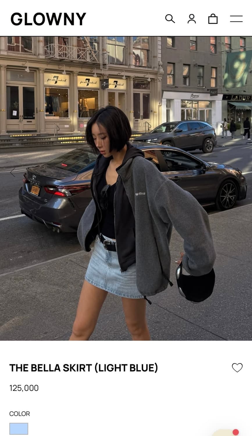 글로니 벨라 스커트 xs 새상품 상품이미지2