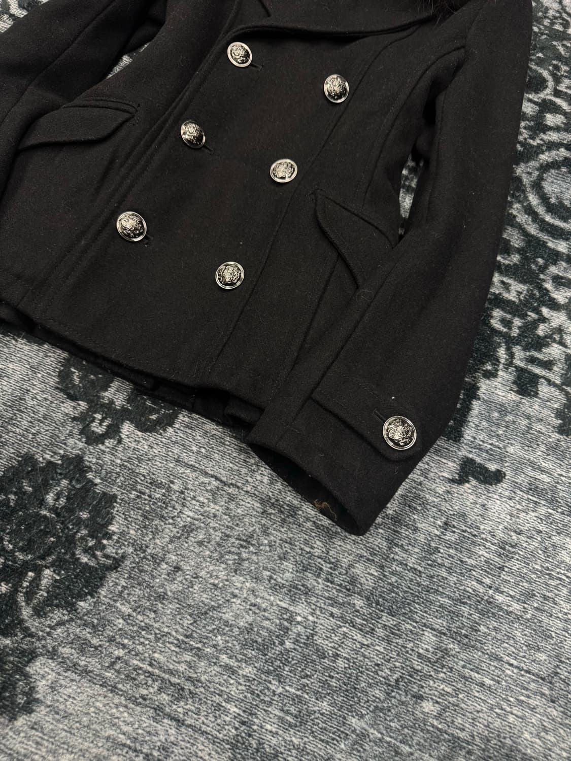 Gostar de fuga trimming fur double jacke 상품이미지5