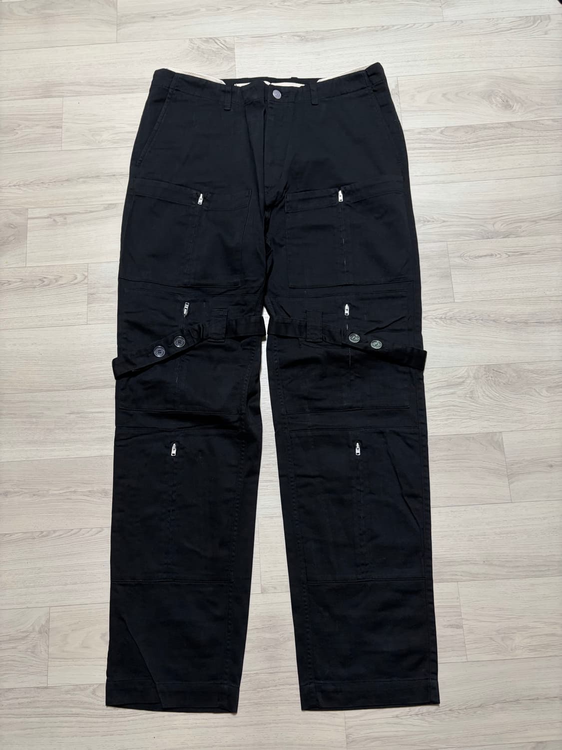 올리브드랩서비스 FAKE H.L 팬츠 블랙 L사이즈 판매 상품이미지1