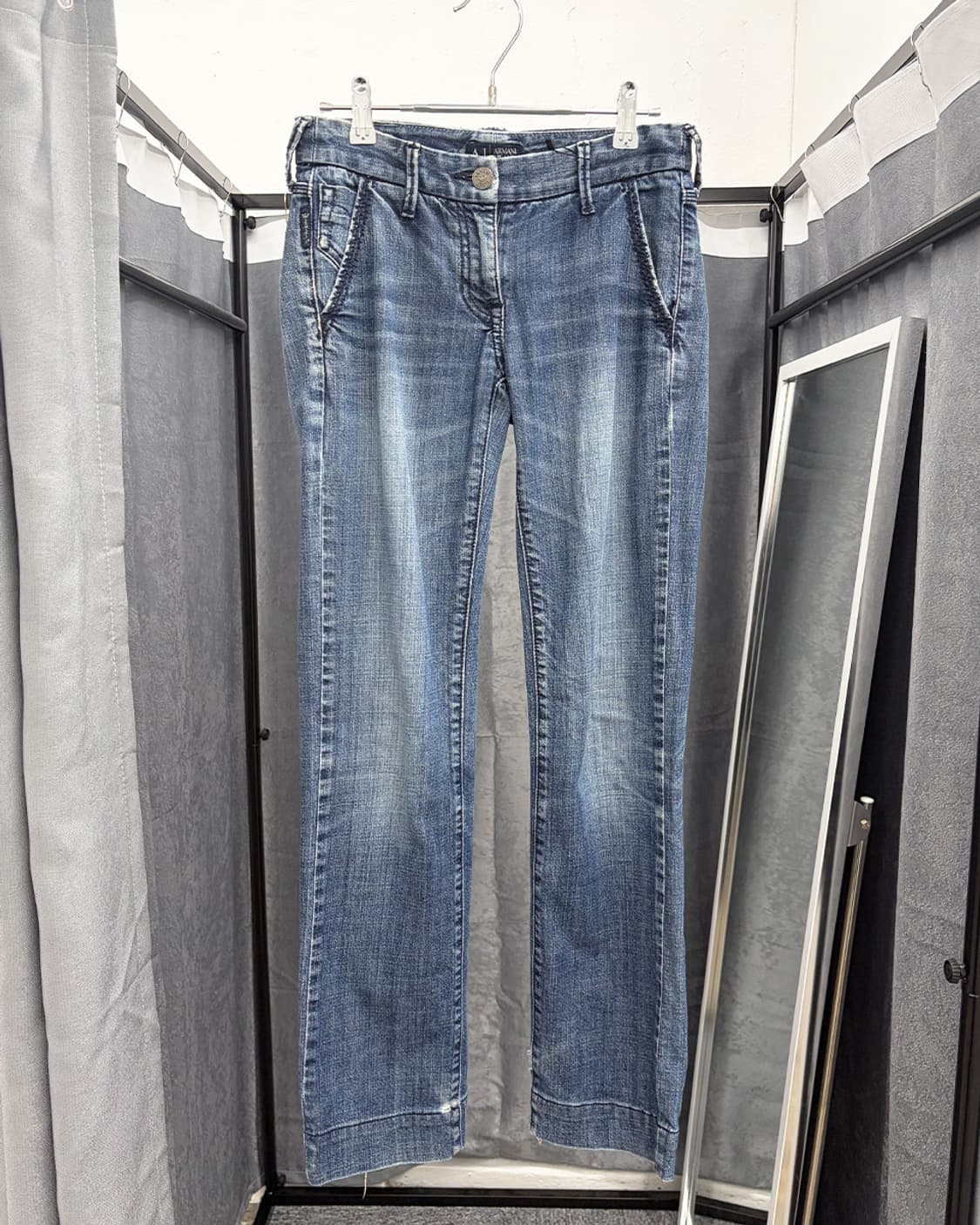 아르마니 진 스트레이트 데님팬츠 상품이미지1