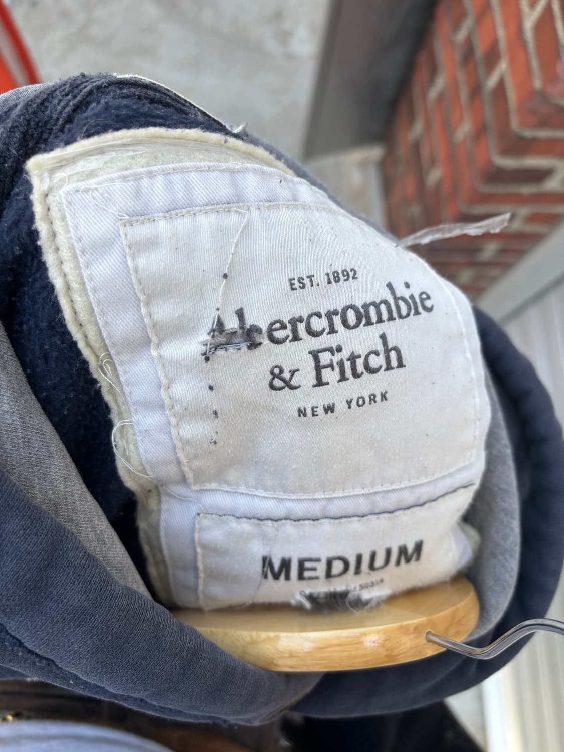 아베크롬비 인디언 자수 네이비 후드티  상품이미지7