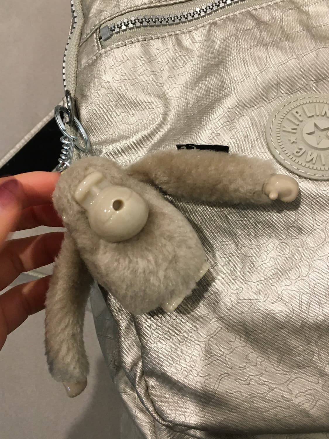 키플링 미니 백팩 실버 상품이미지6