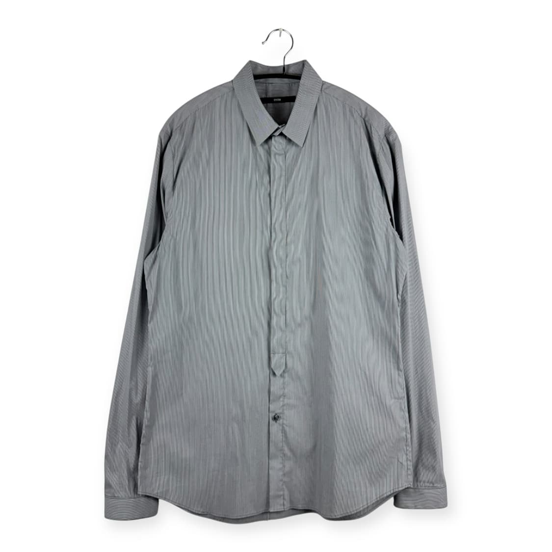 (100) 시스템 스트라이프 드레스 셔츠 상품이미지1