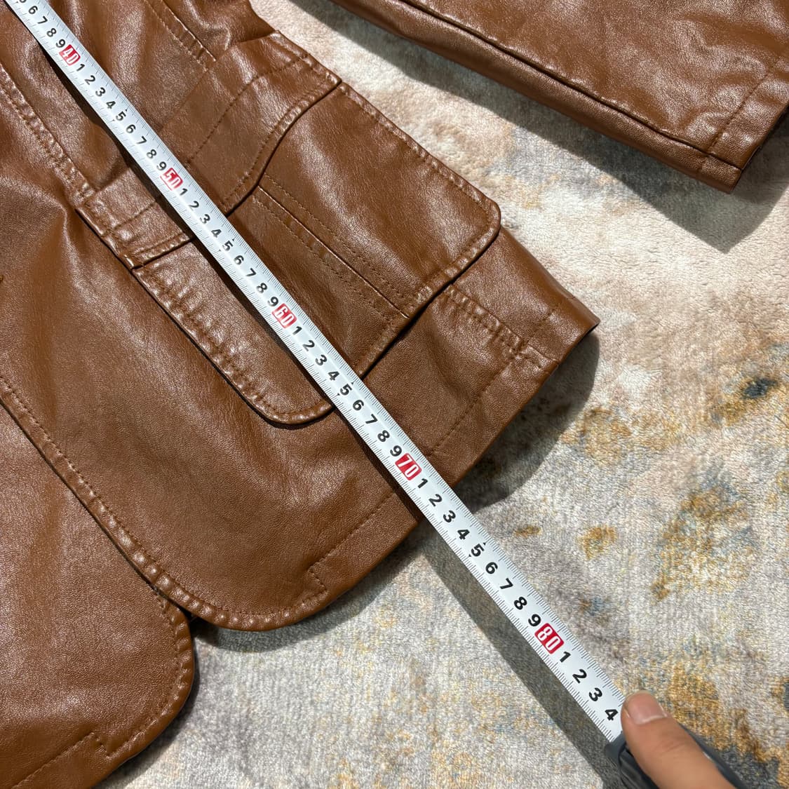 jpn 빈티지 가죽 자켓 상품이미지5