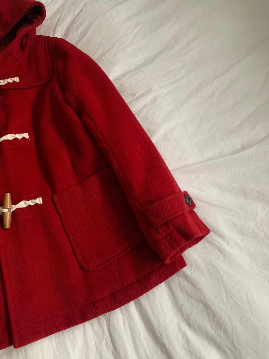 레드 떡볶이 숏코트 상품이미지2