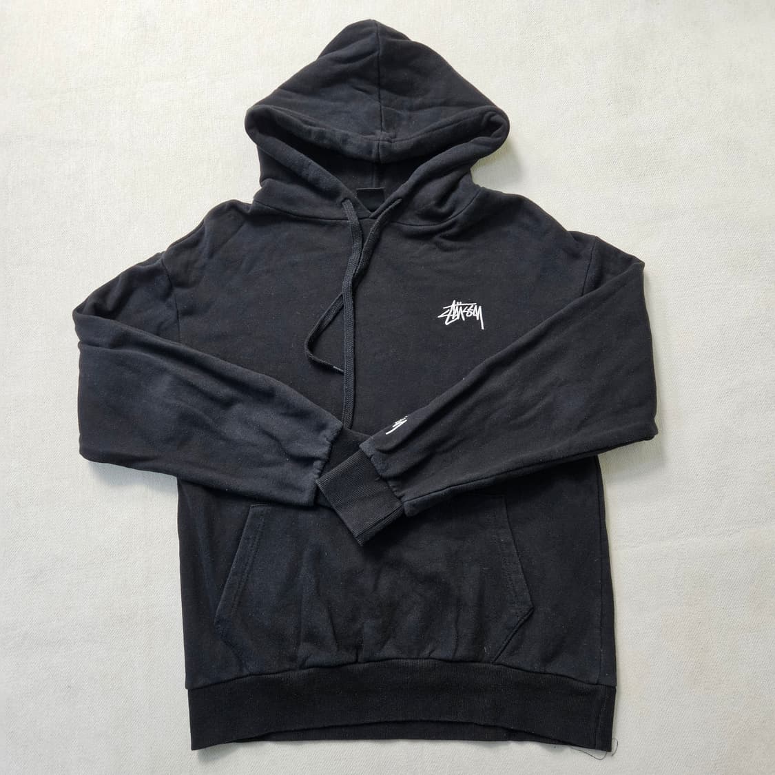 L 빈티지 블랙 후드티 0305Y 상품이미지1