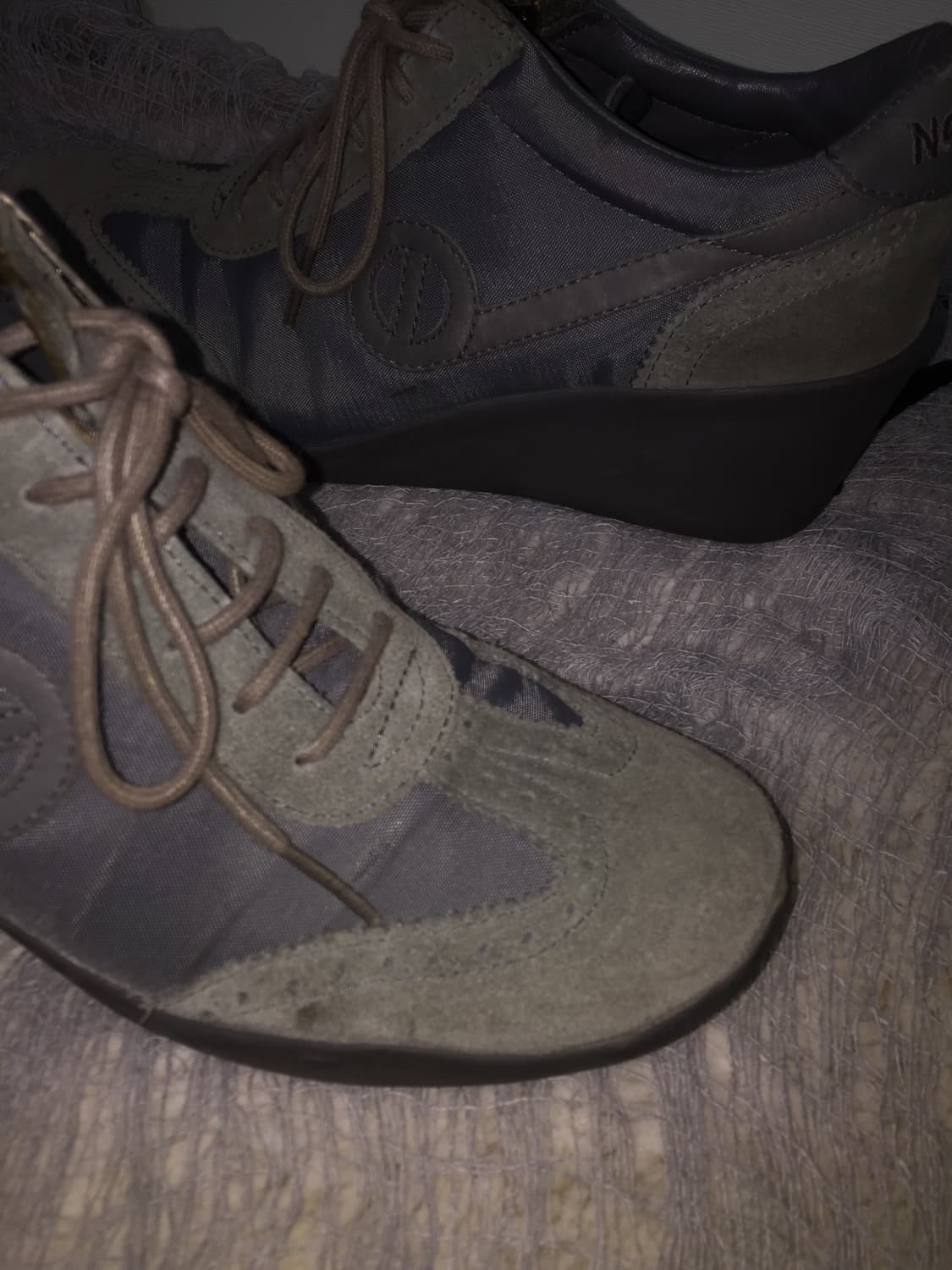 NO NAME 90s Leather Wedge Sneakers 상품이미지3