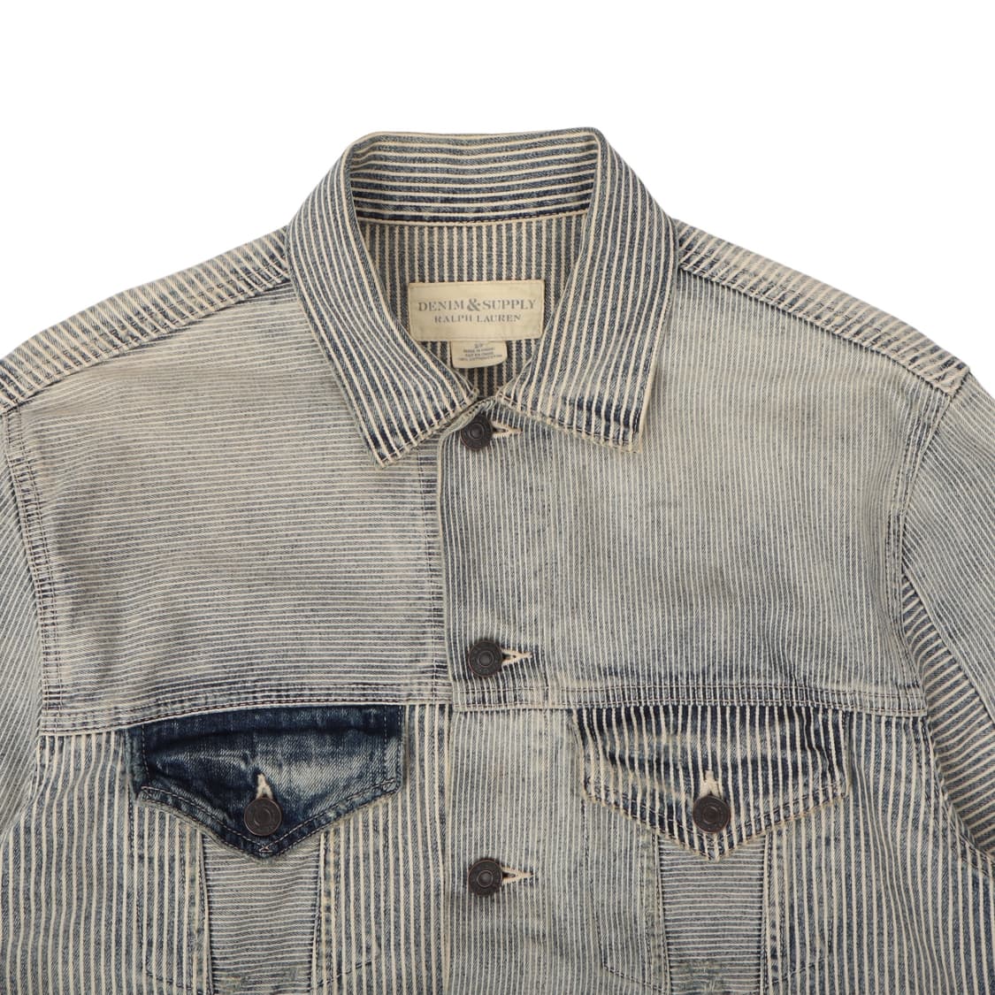 데님앤서플라이 히코리 패치워크 데님자켓 상품이미지2