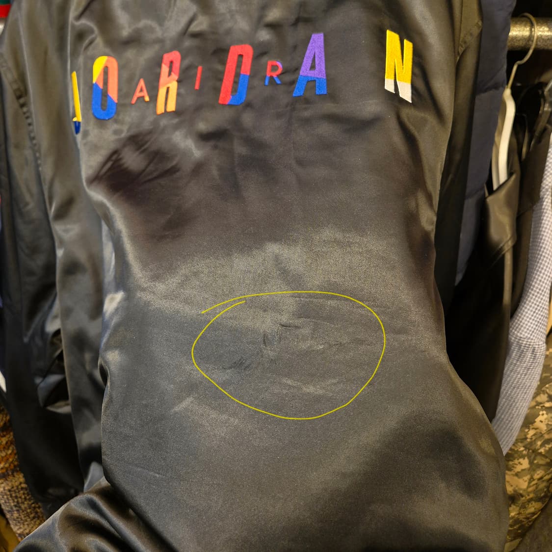 XL(착샷잇음) 나이키 조던 블랙 블루종자켓  상품이미지10