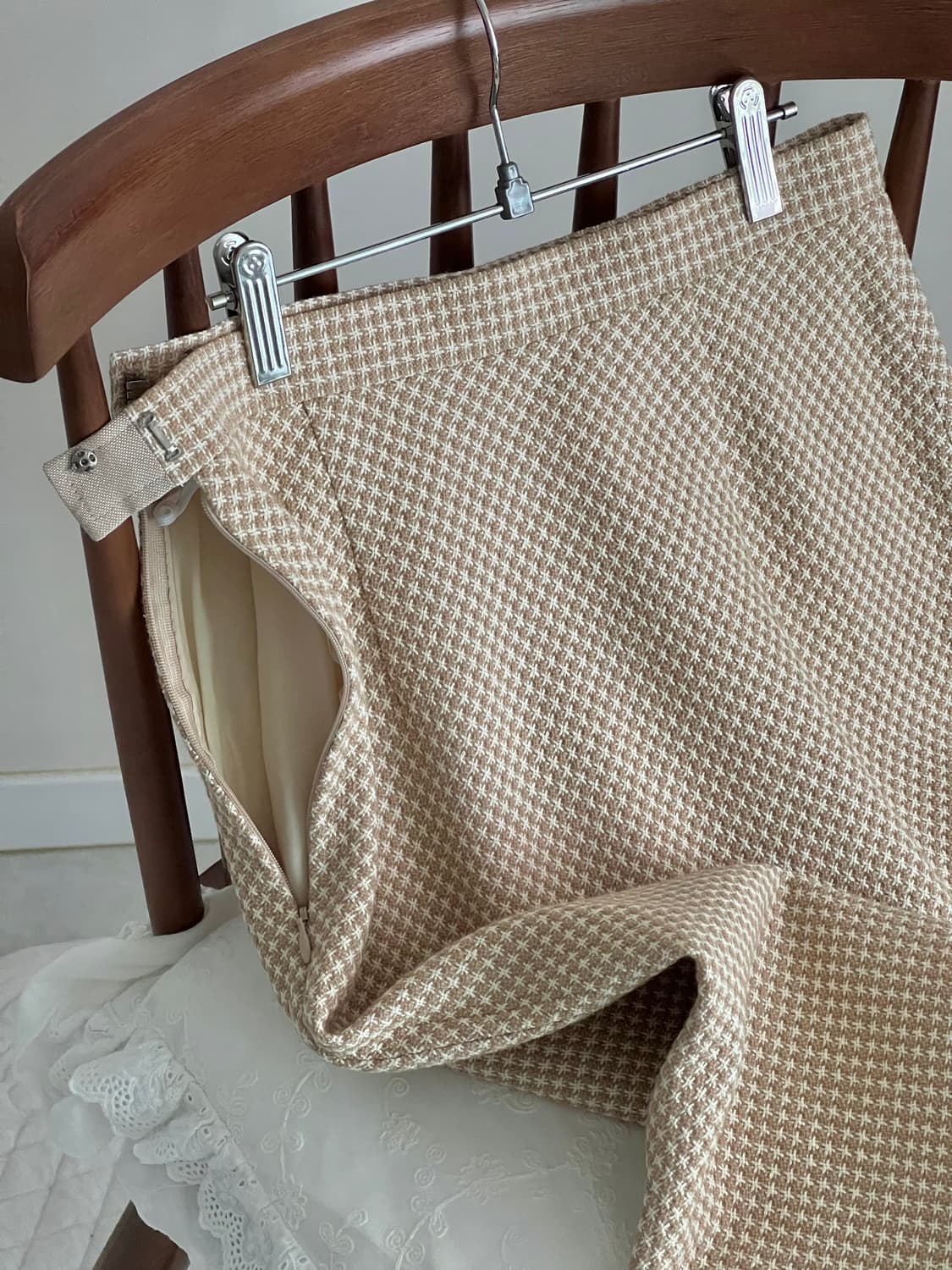 쿠레쥬 울 실크 머메이드 스커트 꾸레쥬 상품이미지3