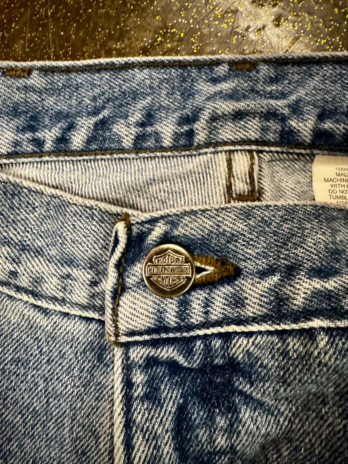 1999s Made in USA Harley Davidson Denim  상품이미지5