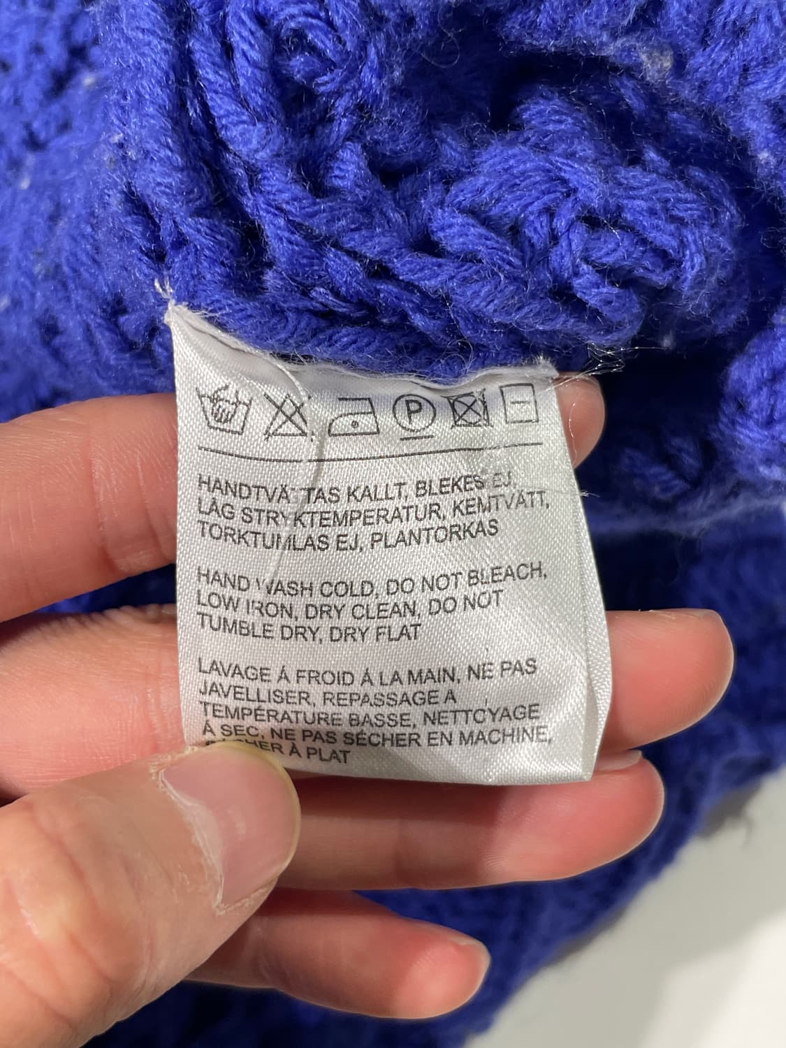 아크네 스튜디오 퍼플 울 크루넥 스웨터 상품이미지9