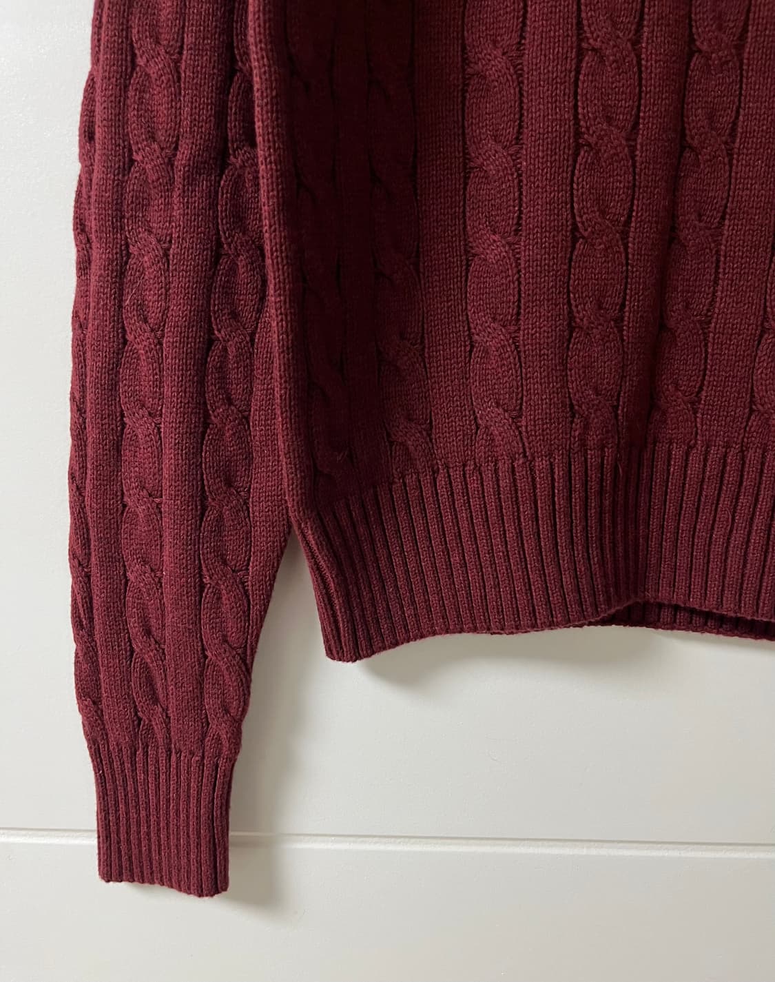 폴로 꽈베기 니트 폴로 케이블 니트 상품이미지5