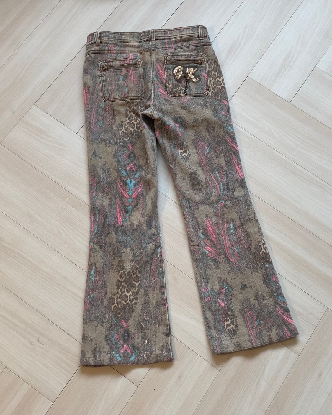 [GK] mixed pattern boot cut pants 상품이미지9