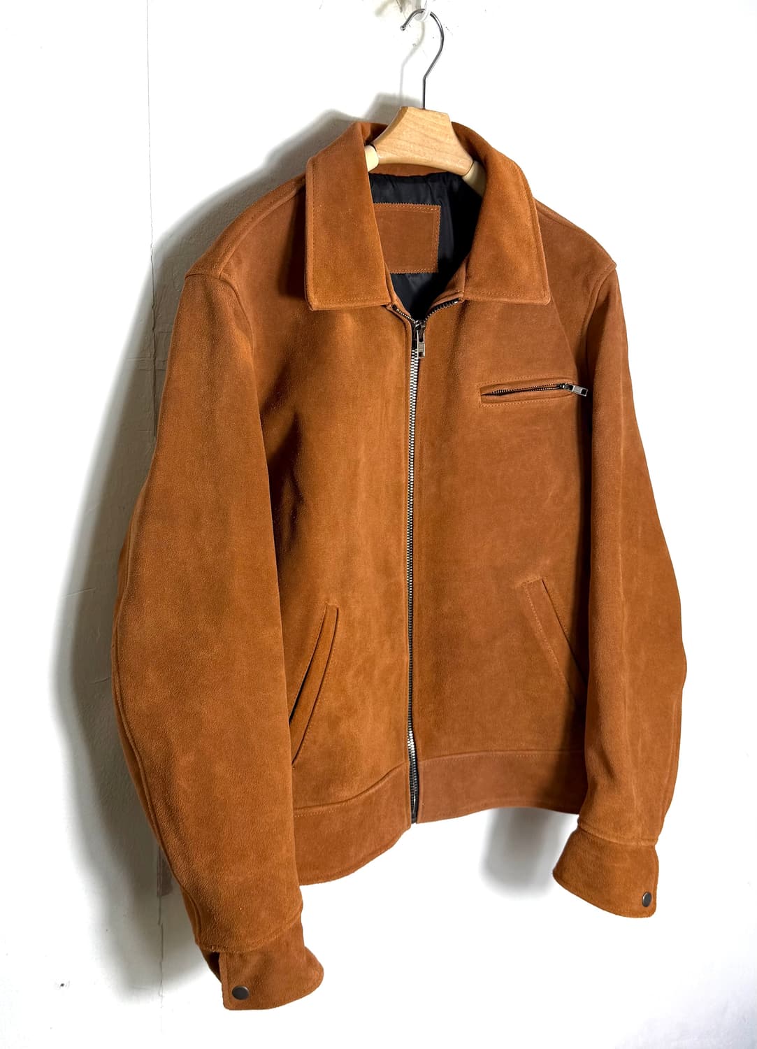 소가죽 스웨이드 스웨이드자켓 카우하이드자켓  상품이미지1