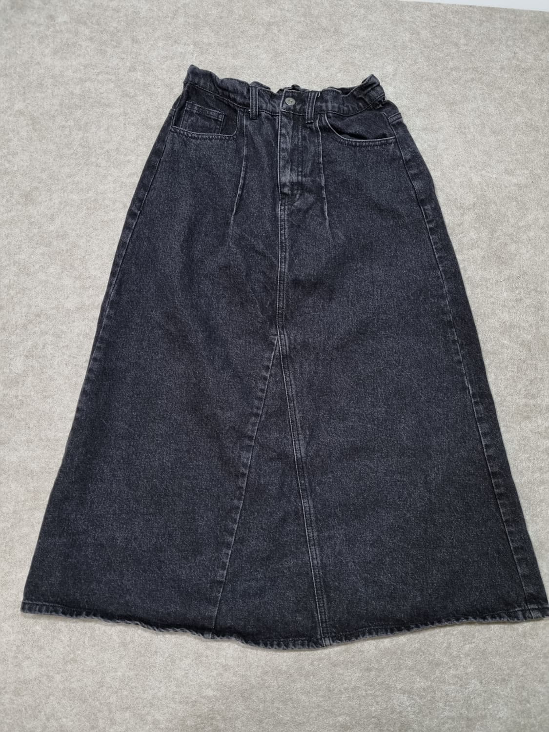 여성 one size 스튜디오톰보이 절개 포인트 데님 스커트 치마 상품이미지4