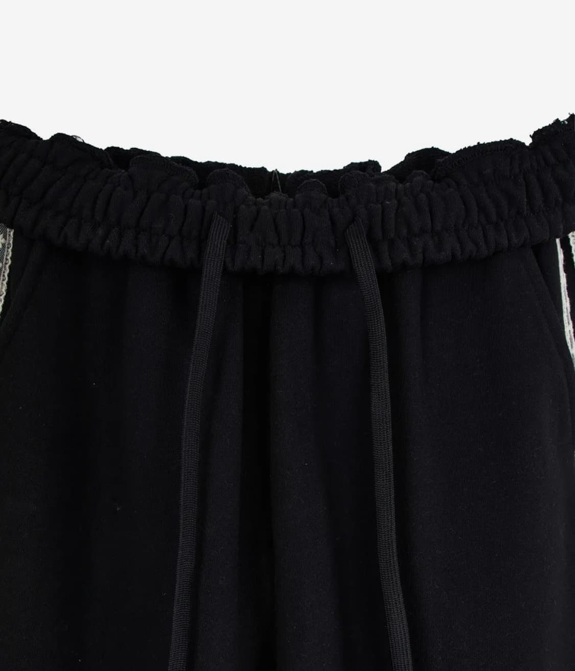 락케이크 레이스 라인 조거 - 블랙 상품이미지4