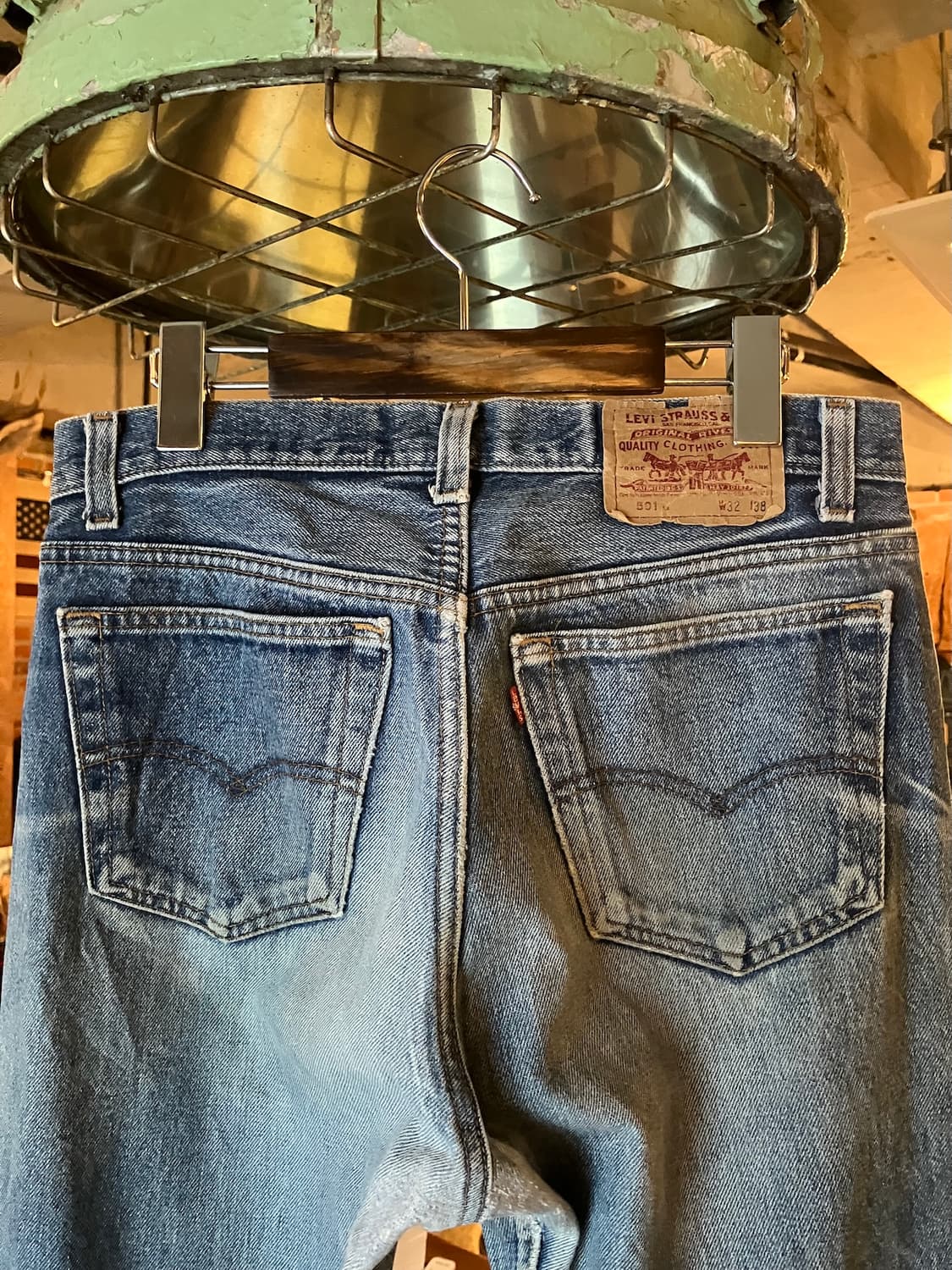 90s USA 빈티지 리바이스 501 데님 팬츠 상품이미지6