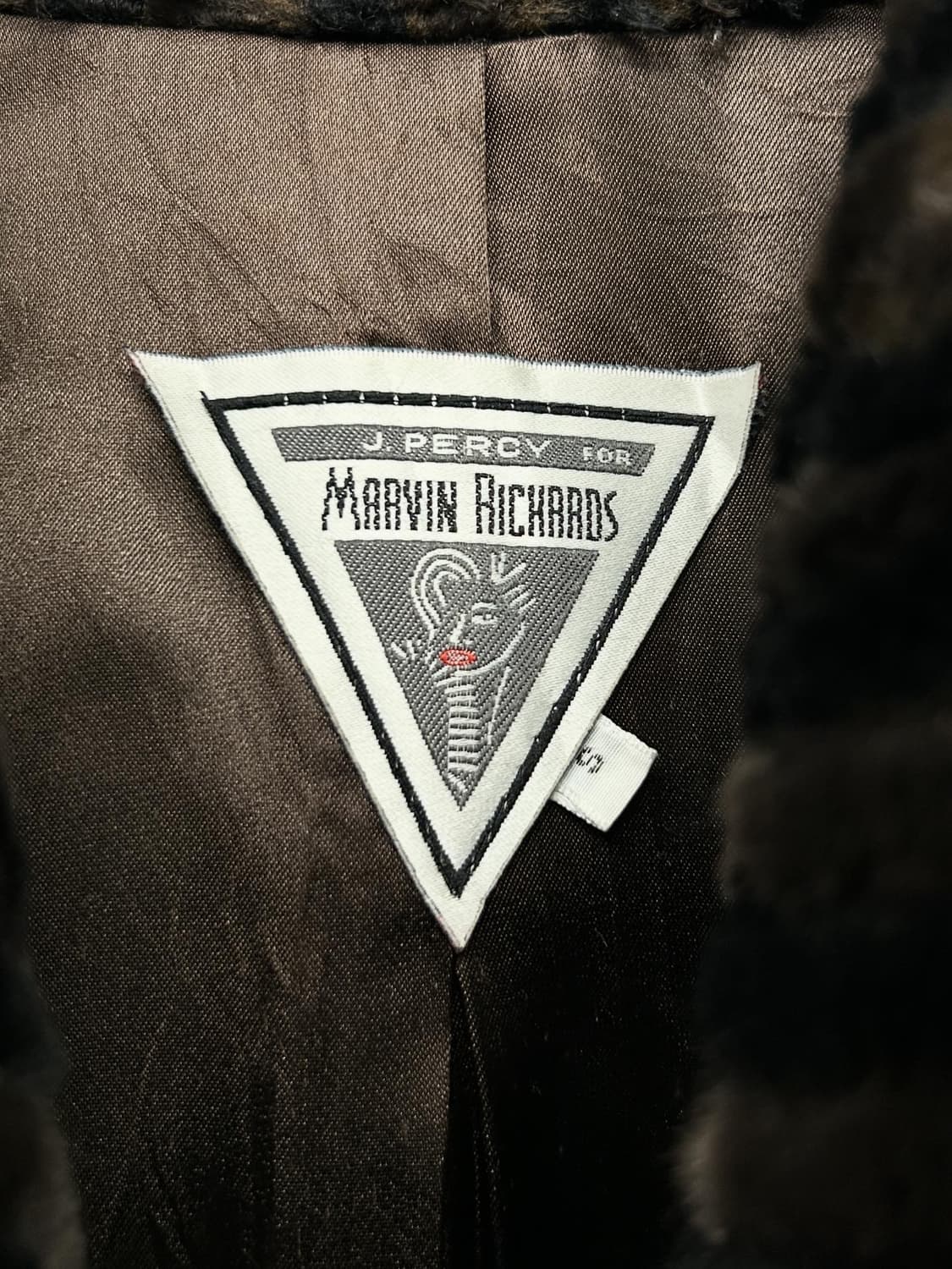 J. Percy for Marvin Richards 페이크 퍼 후드 코트 상품이미지5