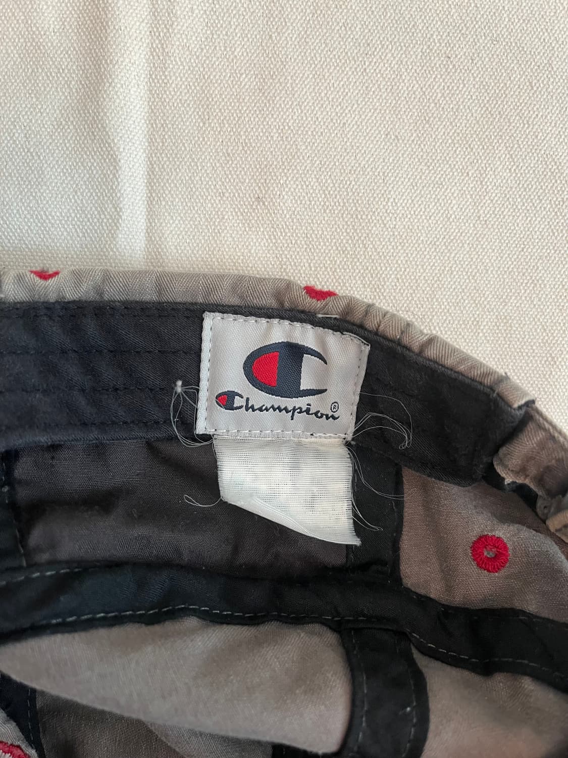 CHAMPION vintage mocha+red cap 상품이미지4