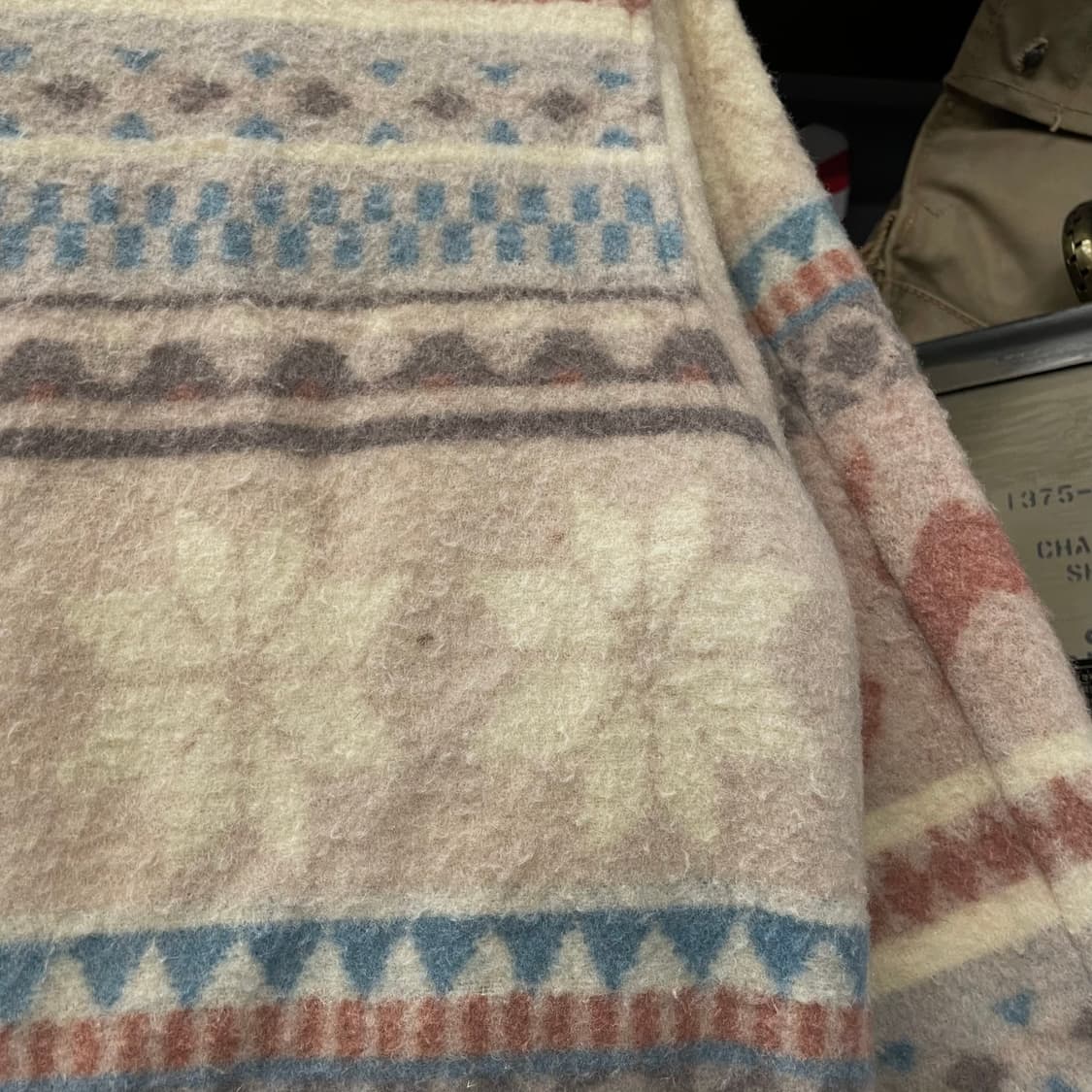 90s L.L Bean 엘엘빈 패턴 라이닝 코트 자켓 상품이미지7