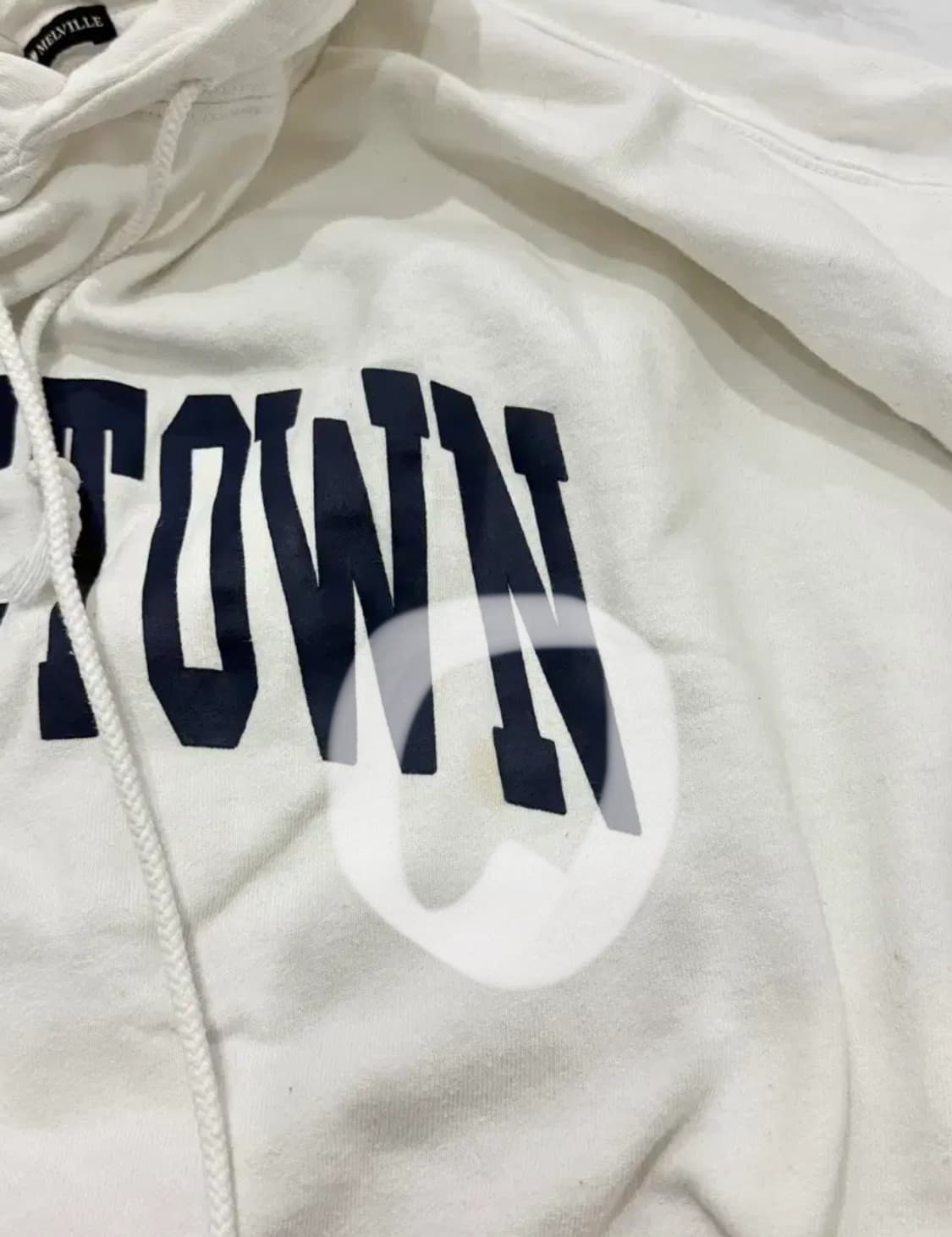 브랜디멜빌 화이트 후드티 상품이미지3