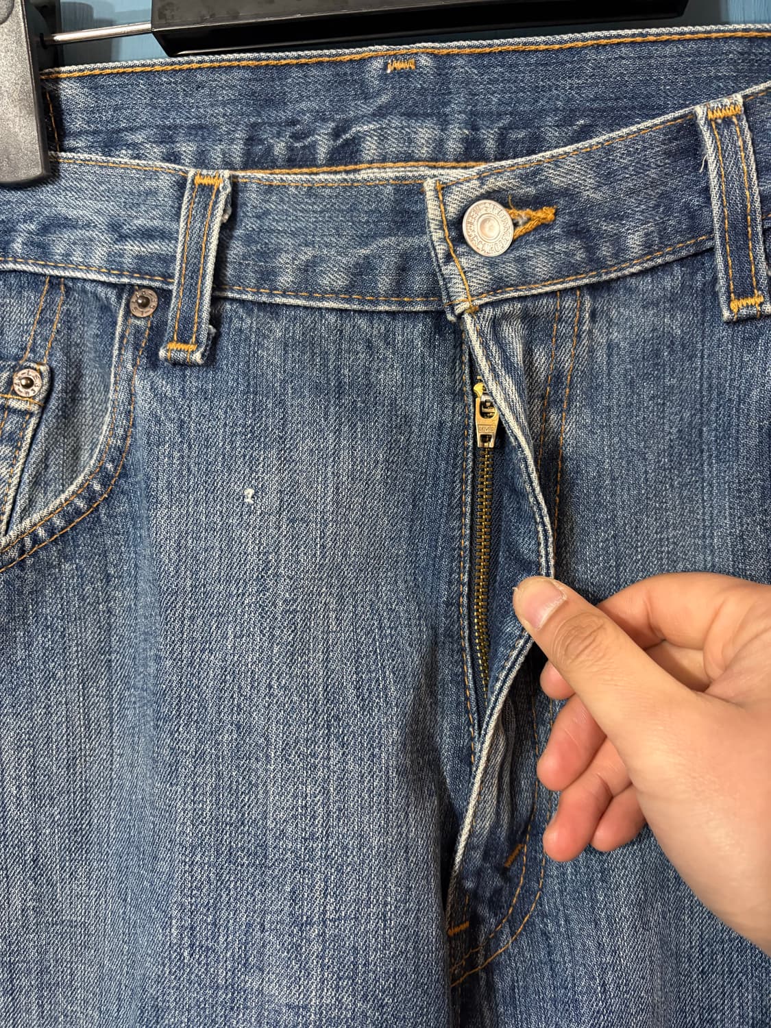 00‘s USA Levis 569 denim pant. 상품이미지3