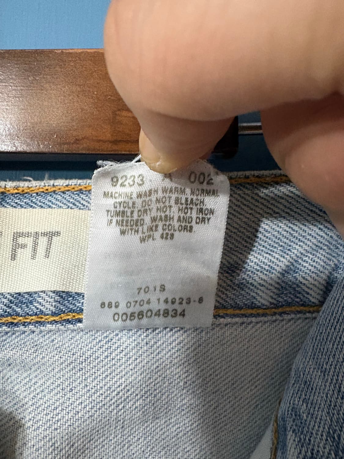 00‘s vtg Levis 560 denim pant. 상품이미지4