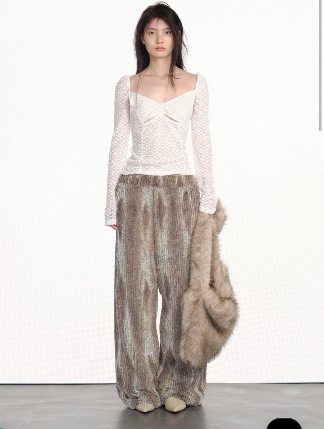 세릭 Wool Wide Banding Pants / Khaki 상품이미지1