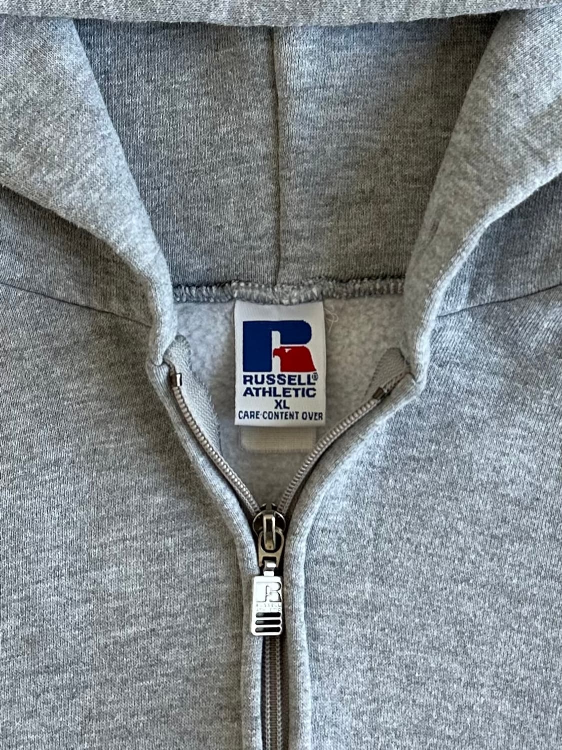 90s 빈티지 러셀 후드집업 그레이 XL 상품이미지6