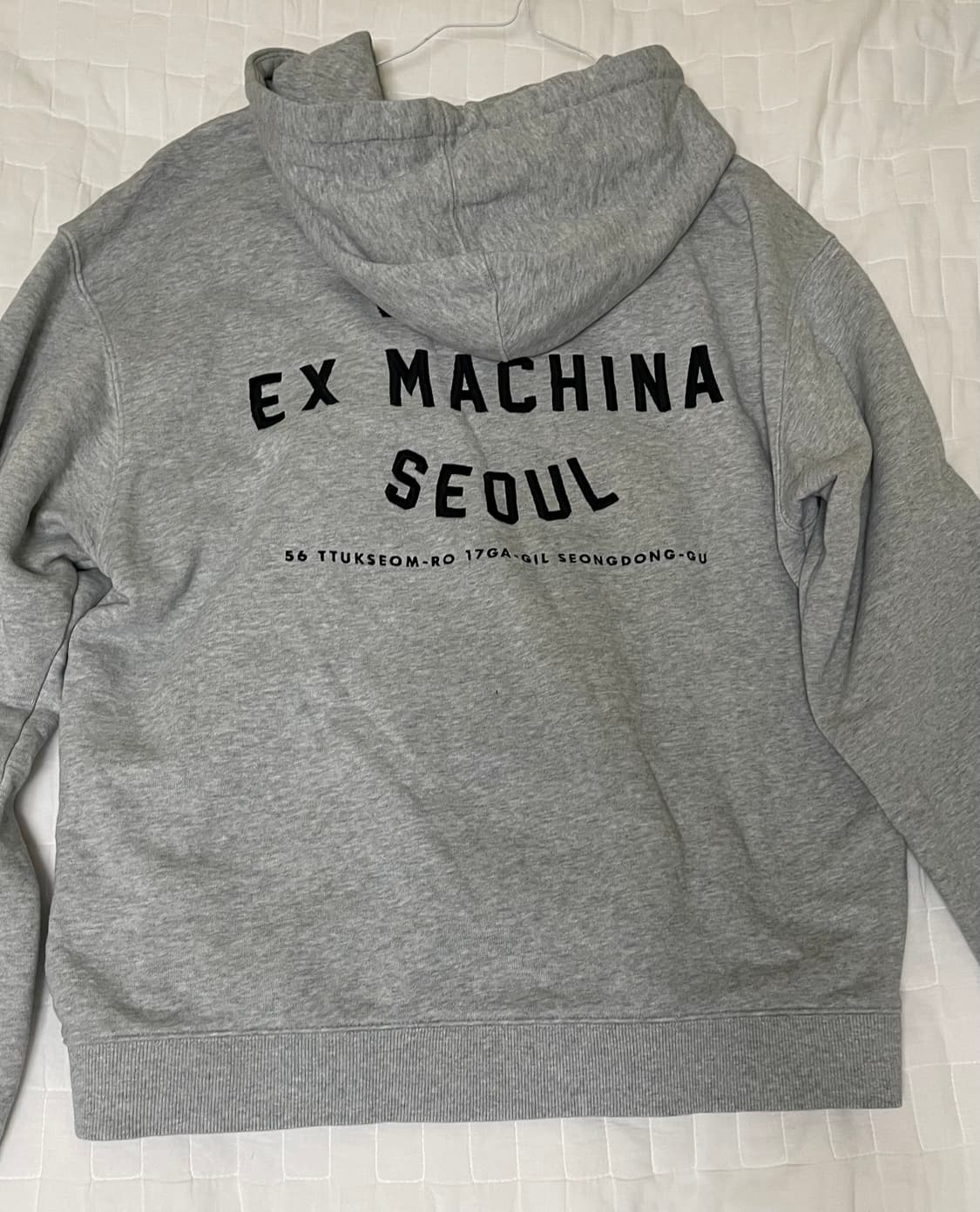 데우스 엑스 마키나 컬리지 어드레스 후드 집업 그레이 L 상품이미지3