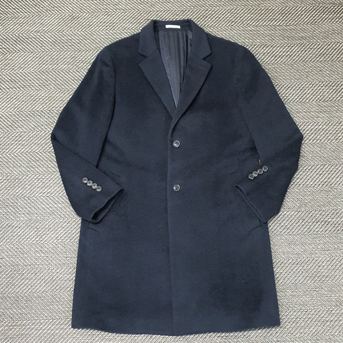 올젠 울 캐시미어 겨울 코트 남자105~110 상품이미지1