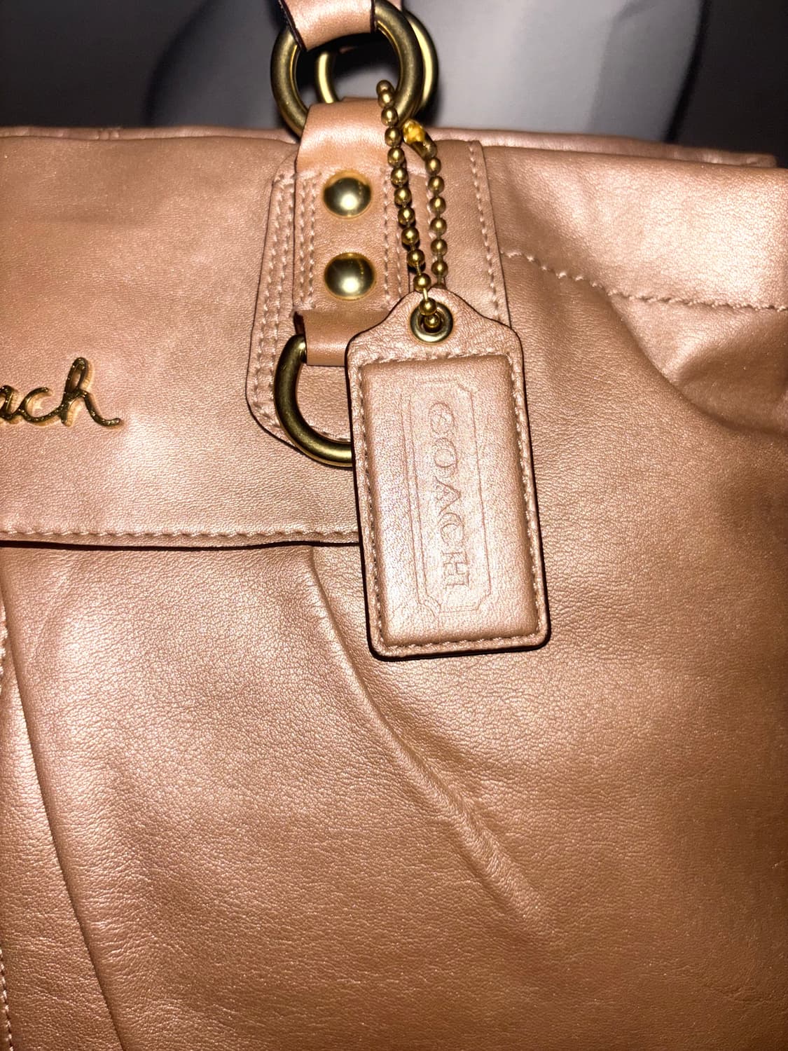 Coach vintage pearl shoulder bag 상품이미지4