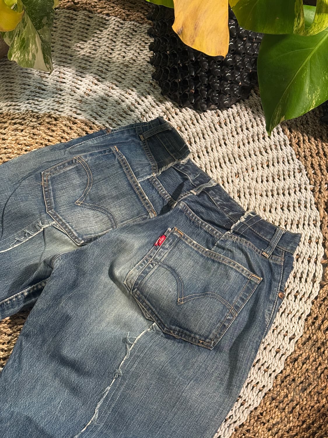 올드파크 oldpark 크롭 데님팬츠 32size 상품이미지4