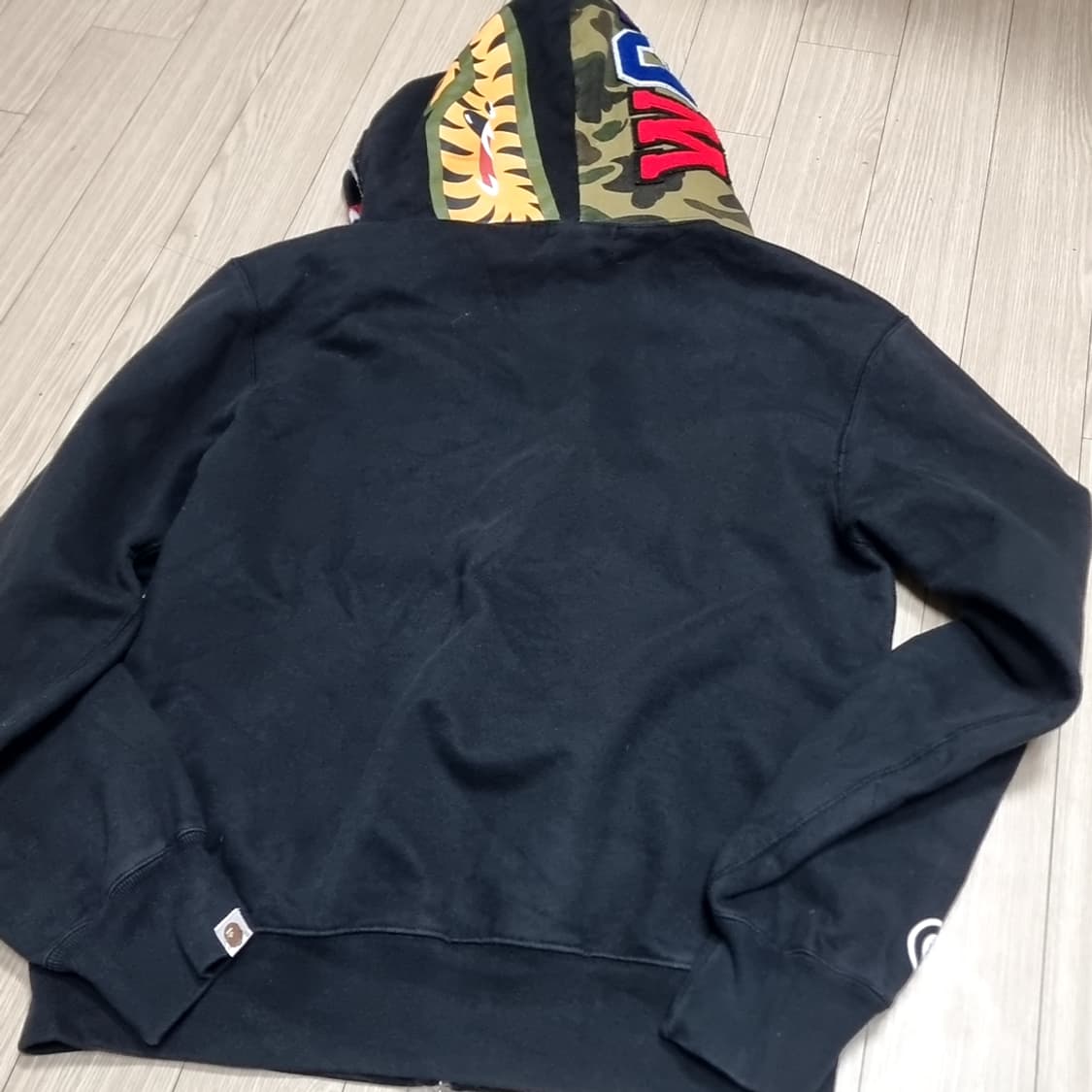 베이프 샤크 후드 집업 블랙(xl) 상품이미지2