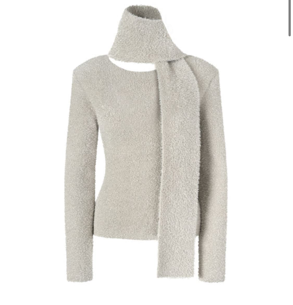 드래곤블루스 머플러 셋 메탈릭 풀오버 - 실버베이지 상품이미지6