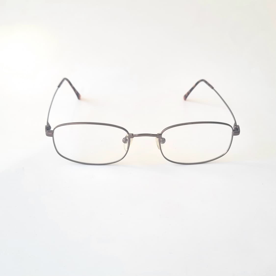 [ 데드스탁 ] 브라운 라운드사각 레트로 안경테  405 상품이미지2