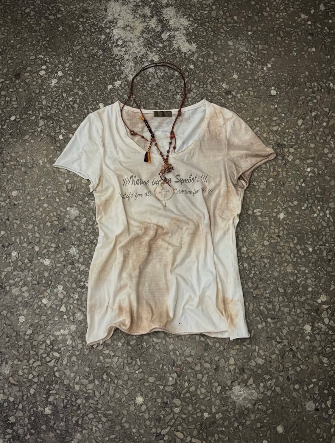 G.O.A Grunge Detail Top 상품이미지2